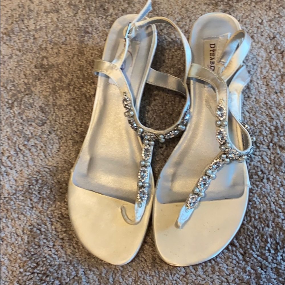 Wedding shoes for a tall bride or dye them!